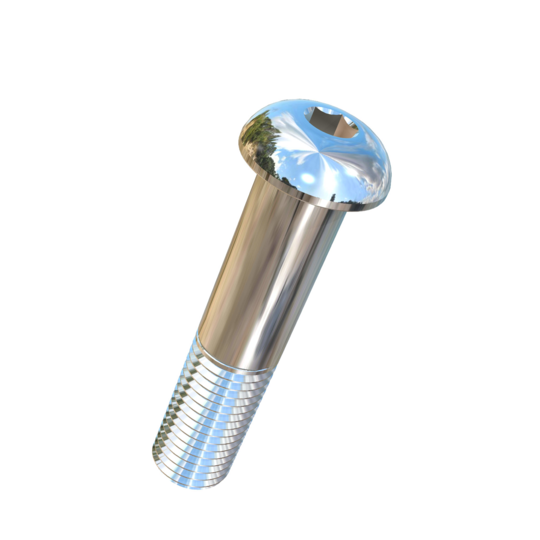 Titanium 1-8 X 4-1/2 UNC Button Head Socket Drive Allied Titanium Cap Screw